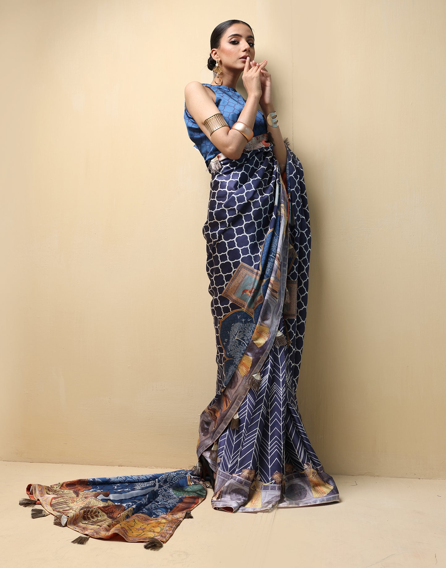 Topaz Saree